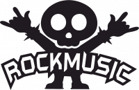  Наклейка Rockmusic 10x15 Черный