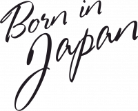  Наклейка Born in Japan 10x15 Черный