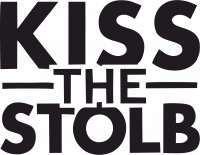  Наклейка KISS the STOLB 10x10 Черный