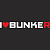 Наклейка I love BUNKER фото