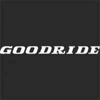  Наклейка Goodride длинна 20см Белый