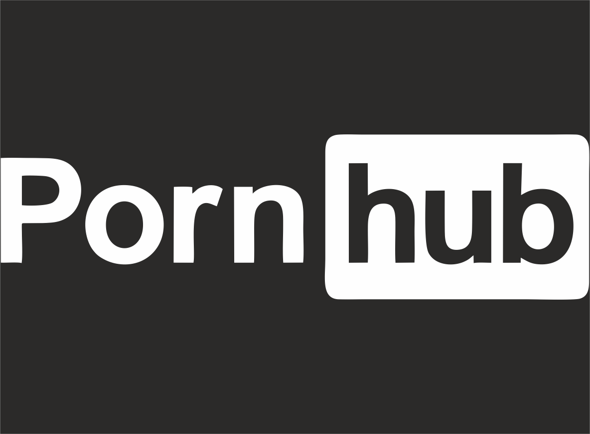 Наклейка Pornhub 10x35 Черный