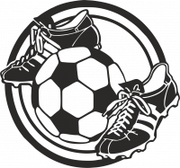  Наклейка Футбольный Мяч 12 15x15 Черный