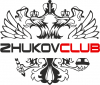  Наклейка ZHUKOV CLUB 20x25 Черный