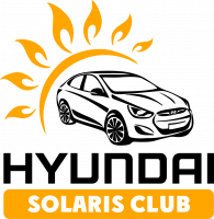  Наклейка HYUNDAI Solaris Club 15x15 Черный
