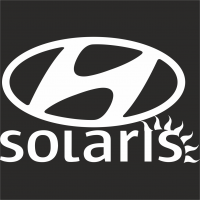  Наклейка Solaris 1 10x15 Белый
