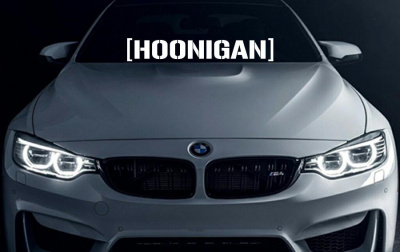 Наклейка на стекло "Hoonigan"