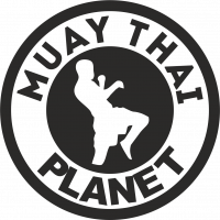  Наклейка Muay Thai Planet 10x10 Черный